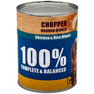 Dog Food Diversion Safe – Realistic Can with Pull-Off Lid & Smell-Proof Bag | Interior 3" x 3" x 4½" | Large Hidden Compartment | Kitchen & Pantry Storage Safe